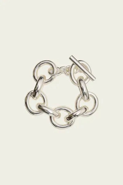 Cult Gaia Delphi Bracelet In Antique Silver In Metallic