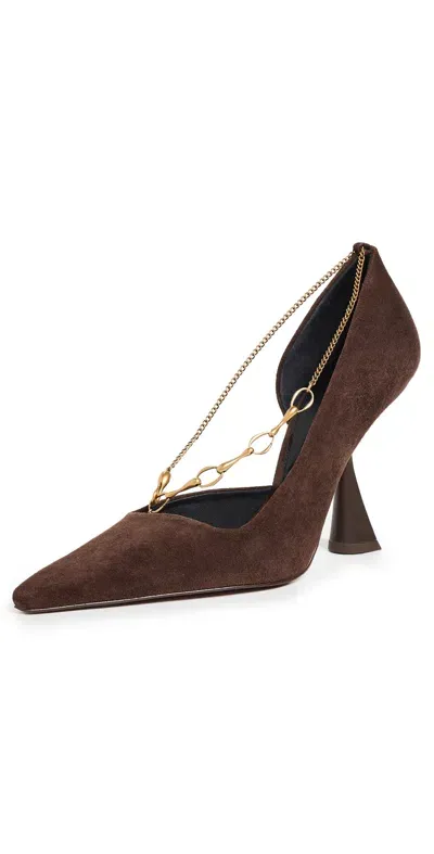 Cult Gaia Dionne Pumps Espresso In Brown