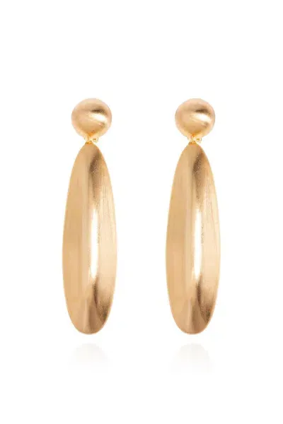 Cult Gaia Fiore Clip-on Earrings In Gold