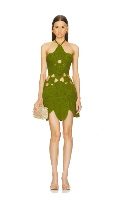 Cult Gaia Minikleid Floreana In Green