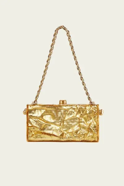 Cult Gaia Hajar Shoulder Bag In Gold