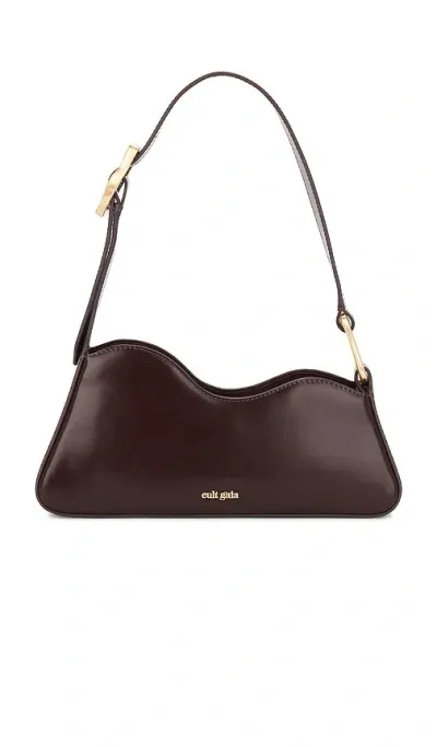 Cult Gaia Malvi Shoulder Bag In Brown