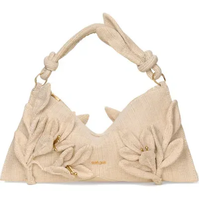 Cult Gaia Mini Hera Shoulder Bag In Natural