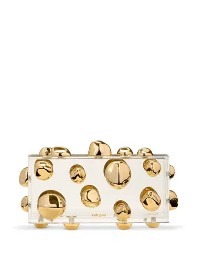 Cult Gaia Orbs Clutch In Gold