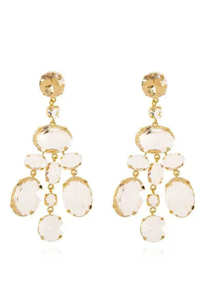 Cult Gaia Sloane Chandelier Earrings In Transparent