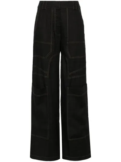 Cult Gaia Wide Leg Pants In Black