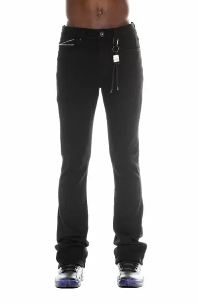 Cult Of Individuality Lenny Bootcut Jeans In Triple Black