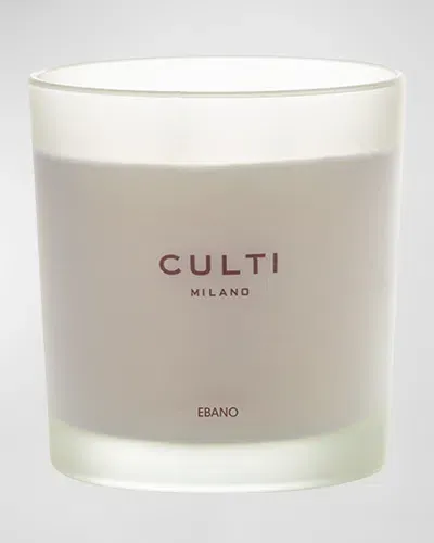 Culti Milano Velvet White Vase Candle, 550g