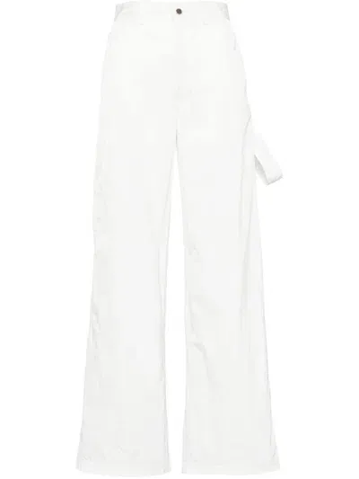 Cynthia Rowley Painter Trousers In White