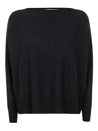 D Exterior Cashmere Over Roundneck In Negro