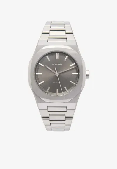 D1 Milano Automatic 36 Mm Watch In Silver