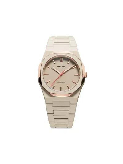 D1 Milano Polycarbon 37mm In Rose Gold/taupe