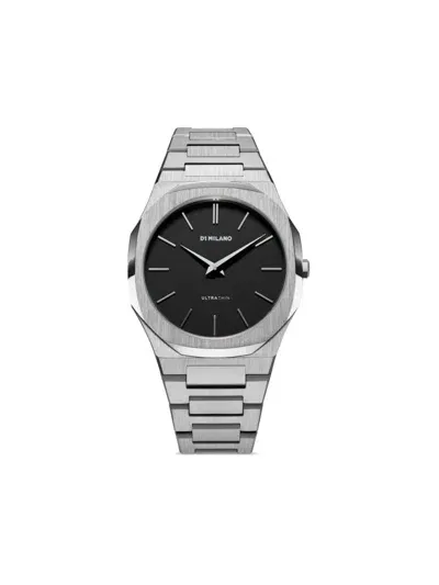 D1 Milano Ultra Thin 40mm In Black/silver