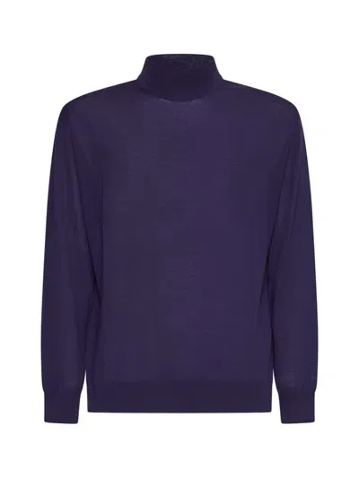 D4.0 D 4.0 Sweaters In Purple