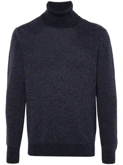 D4.0 Wool Sweater In Blue