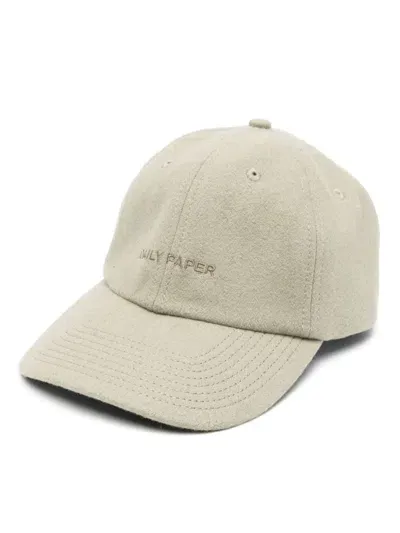 Daily Paper Logo-embroidered Cap In Neutrals