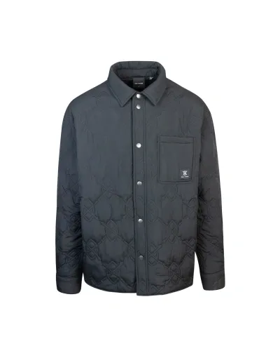 Daily Paper Quilted Rajub Shirt In Black