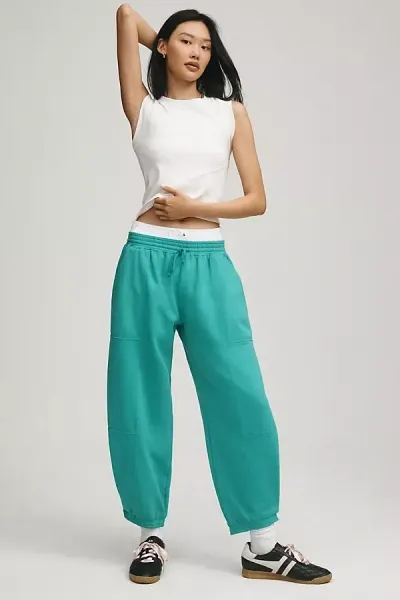 Daily Practice By Anthropologie Heather Joggers In Green