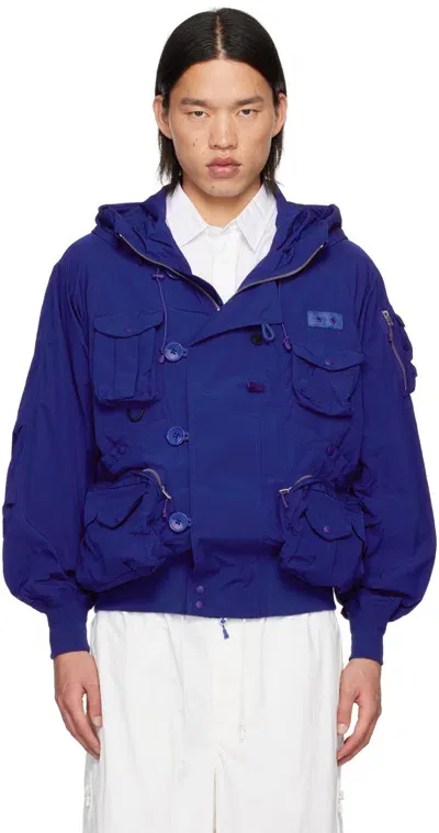 Daiwa Pier39 Blue Tech Fishing N-2b Jacket In 75 R.blue