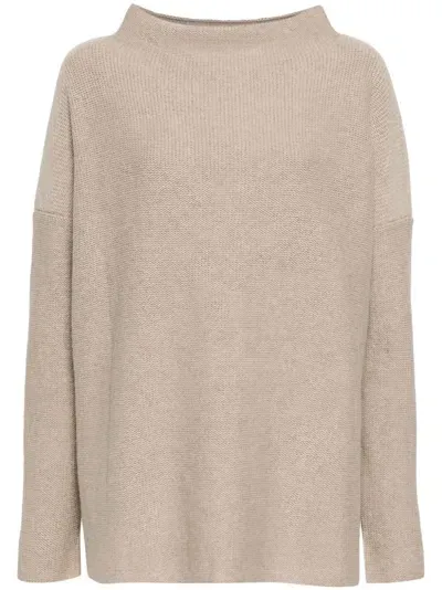 Daniela Gregis Wool Sweater In Brown