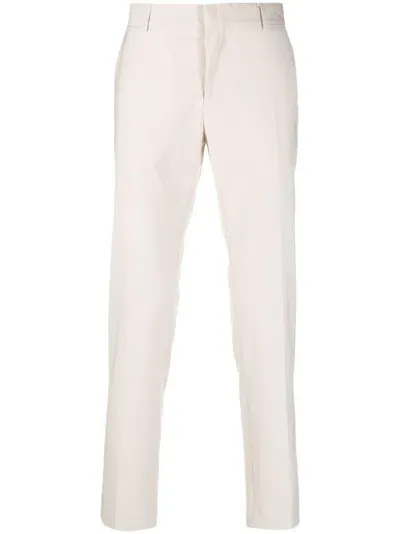 Daniele Alessandrini Chino Straight-leg Trousers In Neutrals