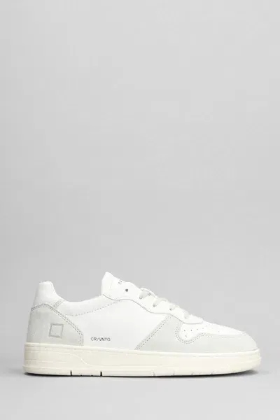 Date D.a.t.e. Court Sneakers In White