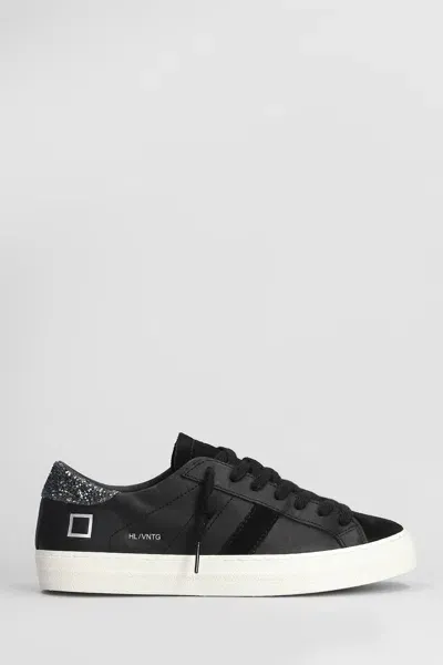 Date D.a.t.e. Hill Low Sneakers In Black