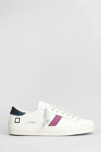 Date Hill Low Sneakers In White Leather