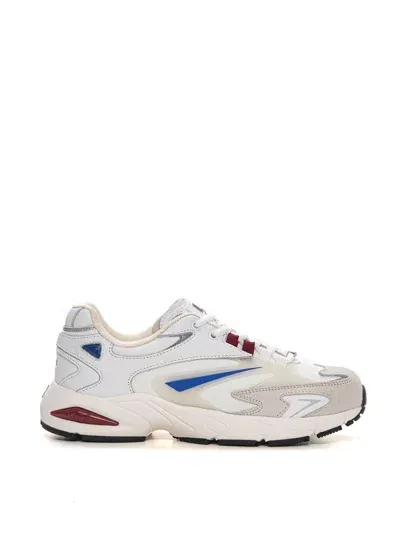 Date Sn23 Sneakers In White Leather And Fabric