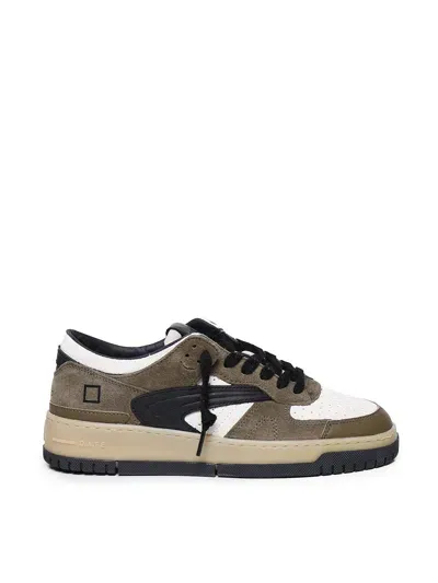 Date Sneakers D.a.t.e. Men Color Military In Verde Militare/bianco