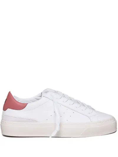 Date Sonica Leather Sneakers In White