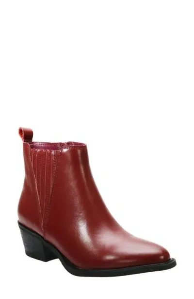 David Tate Focus Bootie In Red Nappa