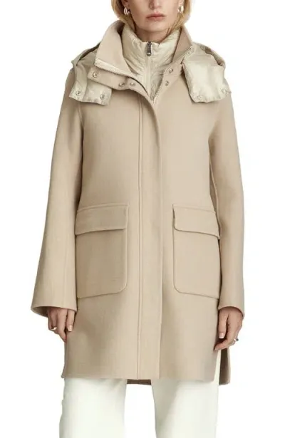 Dawn Levy Bristol Coat In Almond