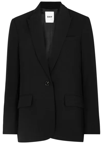 Day Birger Et Mikkelsen Hector Crepe Blazer In Black