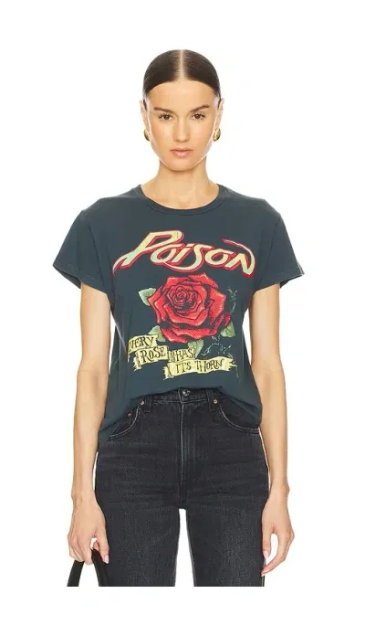 Daydreamer Poison Every Rose Has Its Thorn Solo Tee In 빈티지 블랙