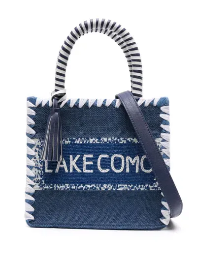 De Siena Lake Como Beads Small Tote Bag In Blue