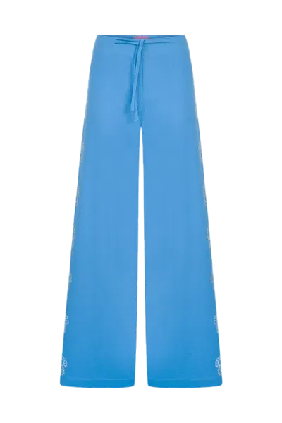 Declara Chrysanthemum Pant In Blue