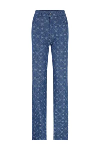 Declara Petite Blossom Jeans In Blue