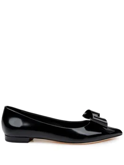 Dee Ocleppo Clinton Leather Ballerina Shoes In Black