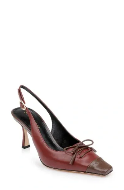 Dee Ocleppo Fremont Slingback Pump In Rust Leather