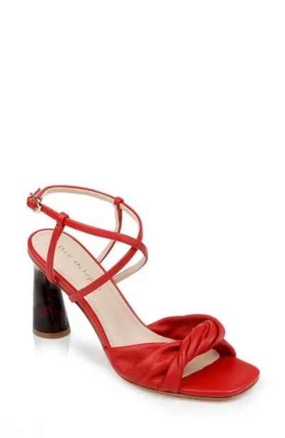 Dee Ocleppo Mexico Square Toe Sandal In Red