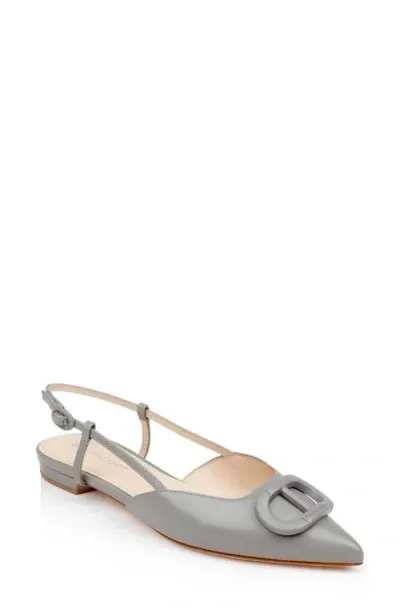 Dee Ocleppo Rome Pointed Toe Slingback Sandal In Grey