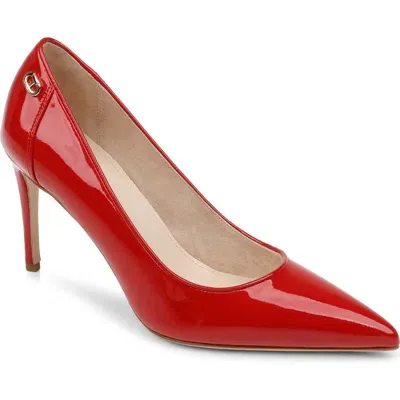 Dee Ocleppo Santorini Pointed Toe Pump In Red