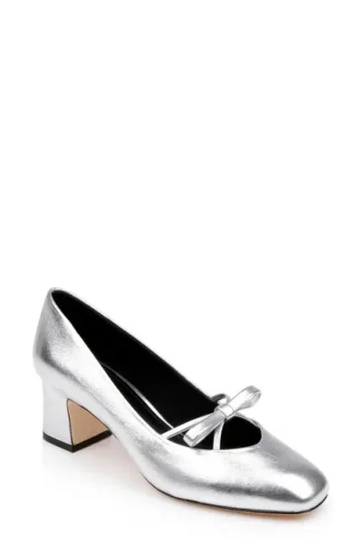 Dee Ocleppo Zion Pump In Silver Leather