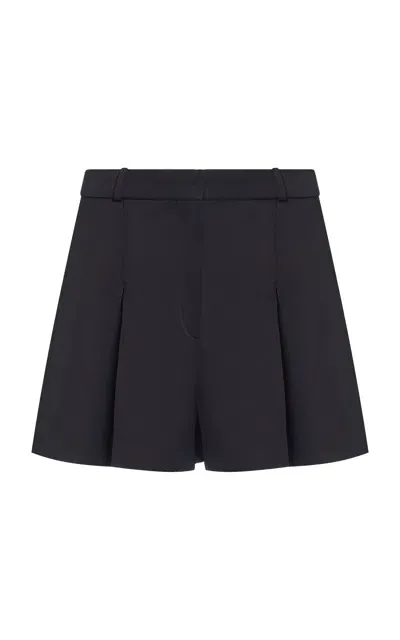 Del Core Crepe Shorts In Black