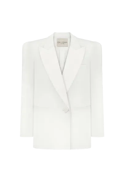 Delegan Clothes Milk Jacket In White