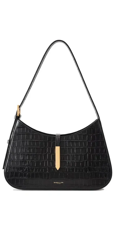 Demellier Tokyo Bag Black Croc Effect