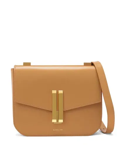 Demellier Leather Vancouver Cross-body Bag In Brown