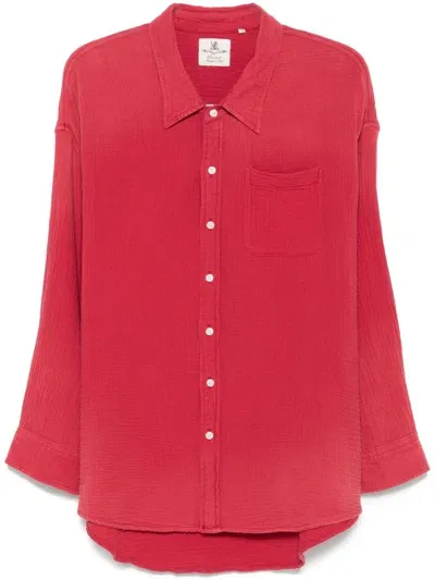 Denimist Cotton Shirt In Red