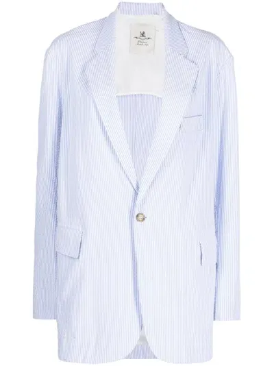 Denimist Deconstructed Blazer In Blau